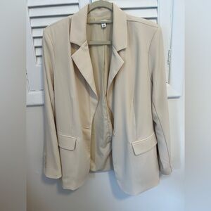 Bar III Cream Women's Blazer